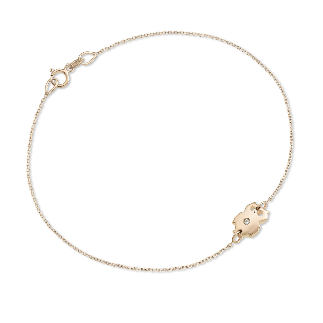 Nihama br 18k Eule ct.0,01 Roségold NB5044O3BR001