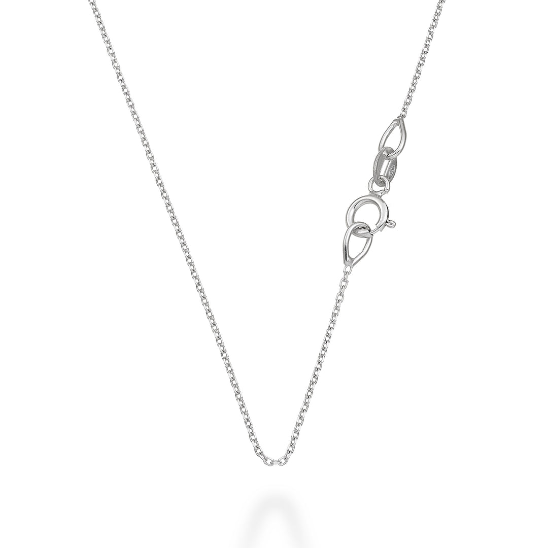 Chat Mikiko. Luminaire 18 carats avec anneau en or blanc 42 cm MXE2006O40000-42