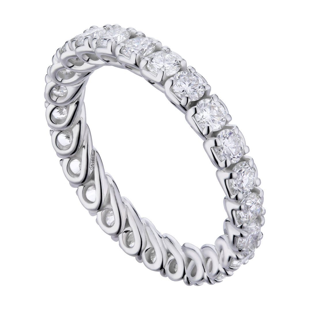 Bague gyroscopique linéaire Golay infinite love ct. 2.16 AET024200DI-17235110028