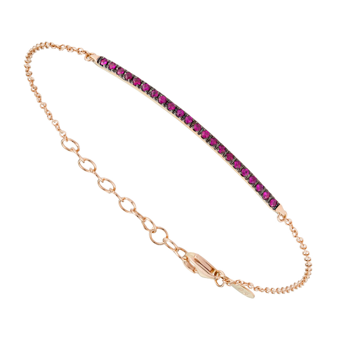 Bracelet Golay avec barre de rubis BGE002-1RU