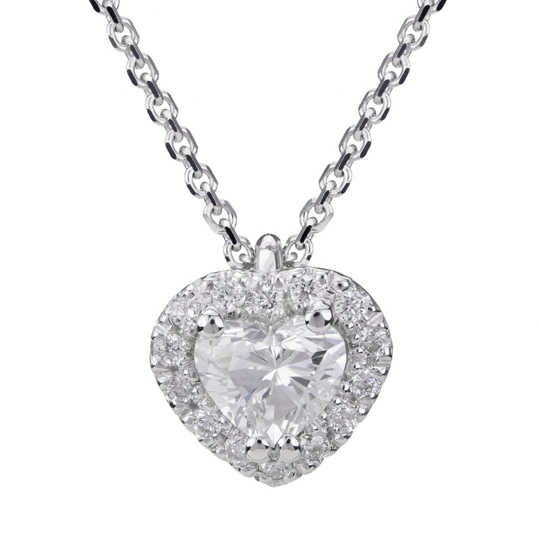 Collier Golay avec pendentif avec contour cen 0,35 ct PCT003DI1D-18026110169