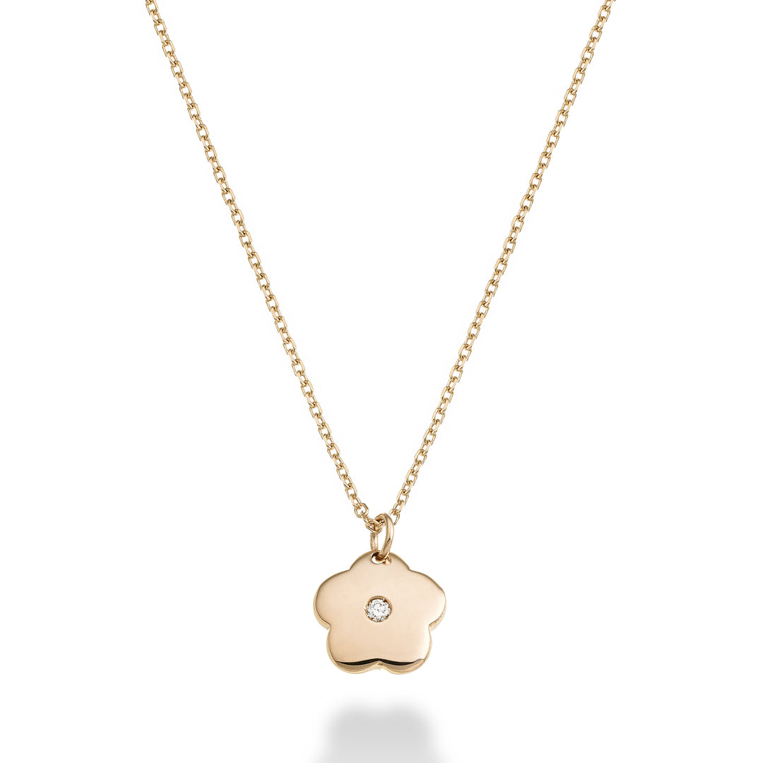 Mikiko cl 18k fiore ct.0,01 oro rosa MD5129O3BR001