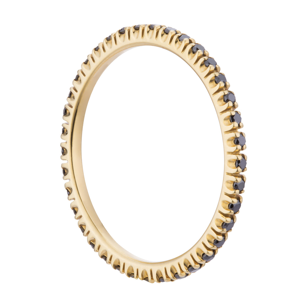 Golay Ring Ring Gelbgold Diam Schwarz AFP1040GN-19144110039