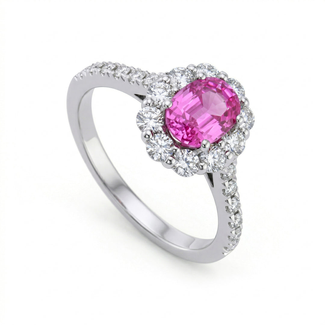 Golay oval sapphire ring 7x5 contour + recessed shank ACLC045DIZP-24051110098