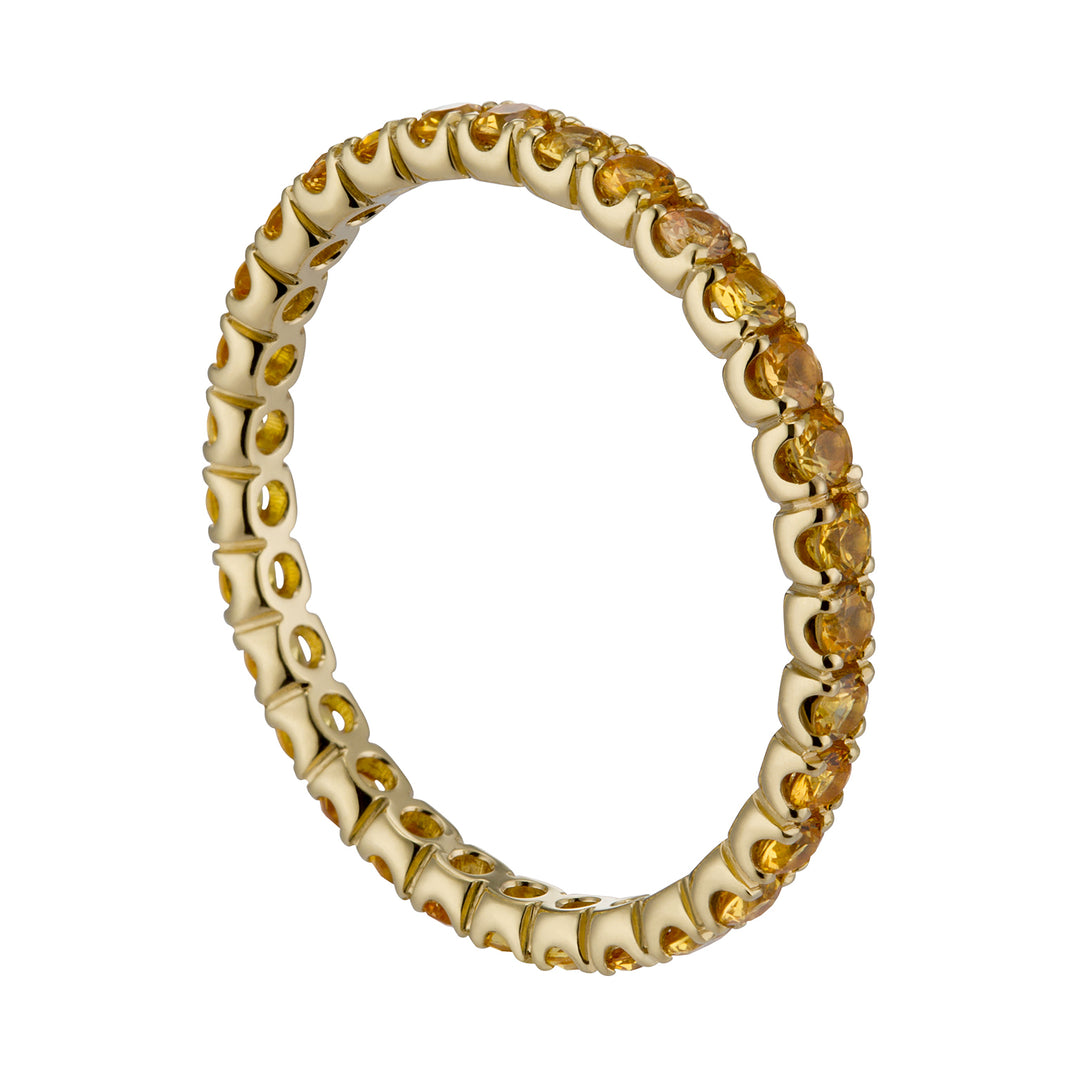 Golay-Ring mit gelben Saphiren AFP1200YS-18064110021