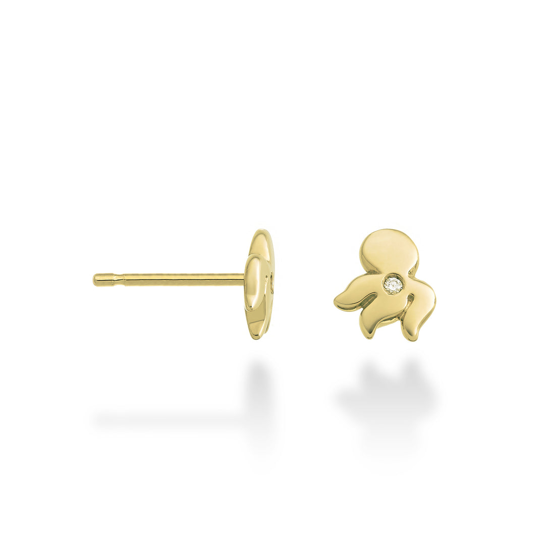 Mikiko or 18k octopus 0.02 ct yellow gold MO5117O1BR002