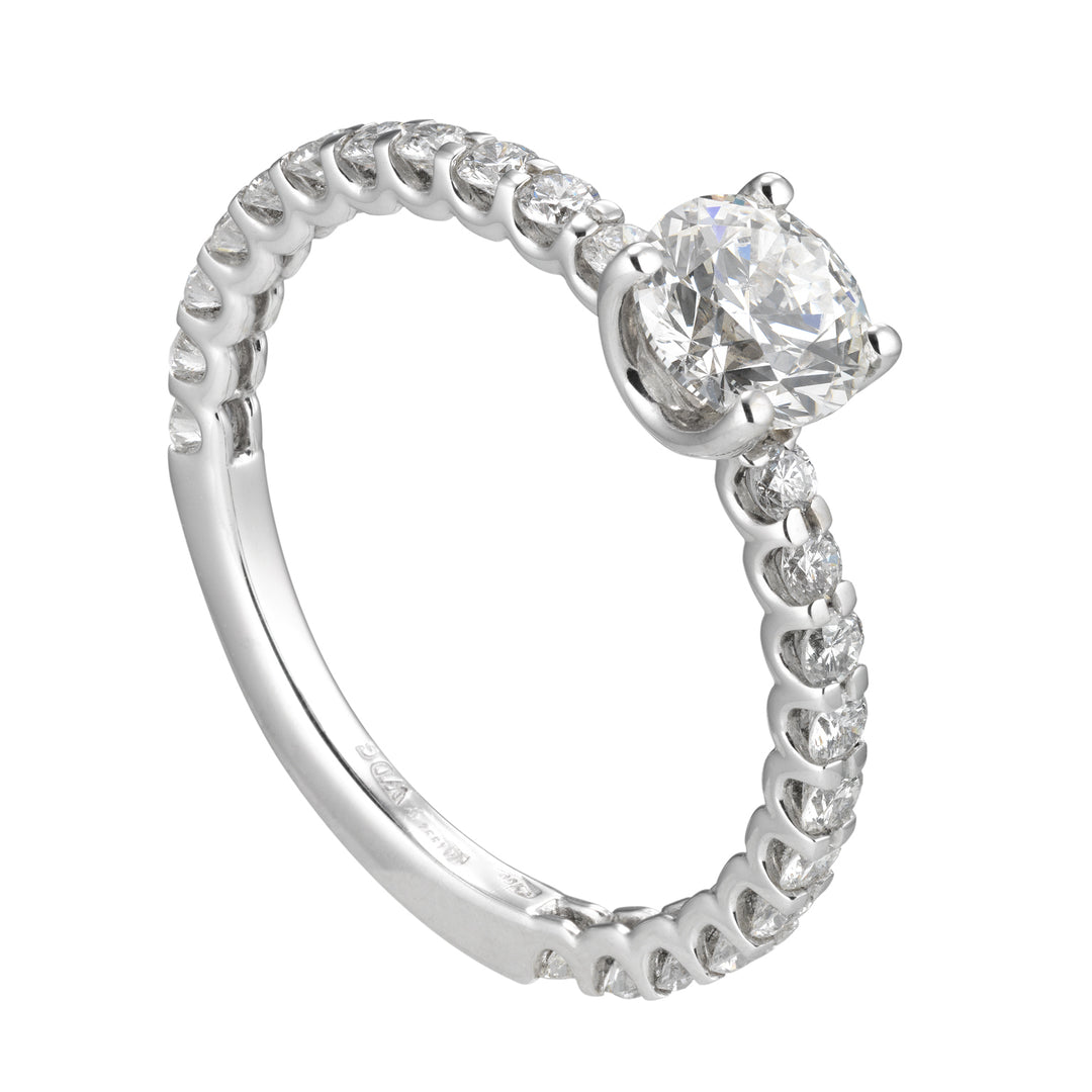 Bague roi Golay avec centrale 0,70ct AB2149-0.70-18296110071
