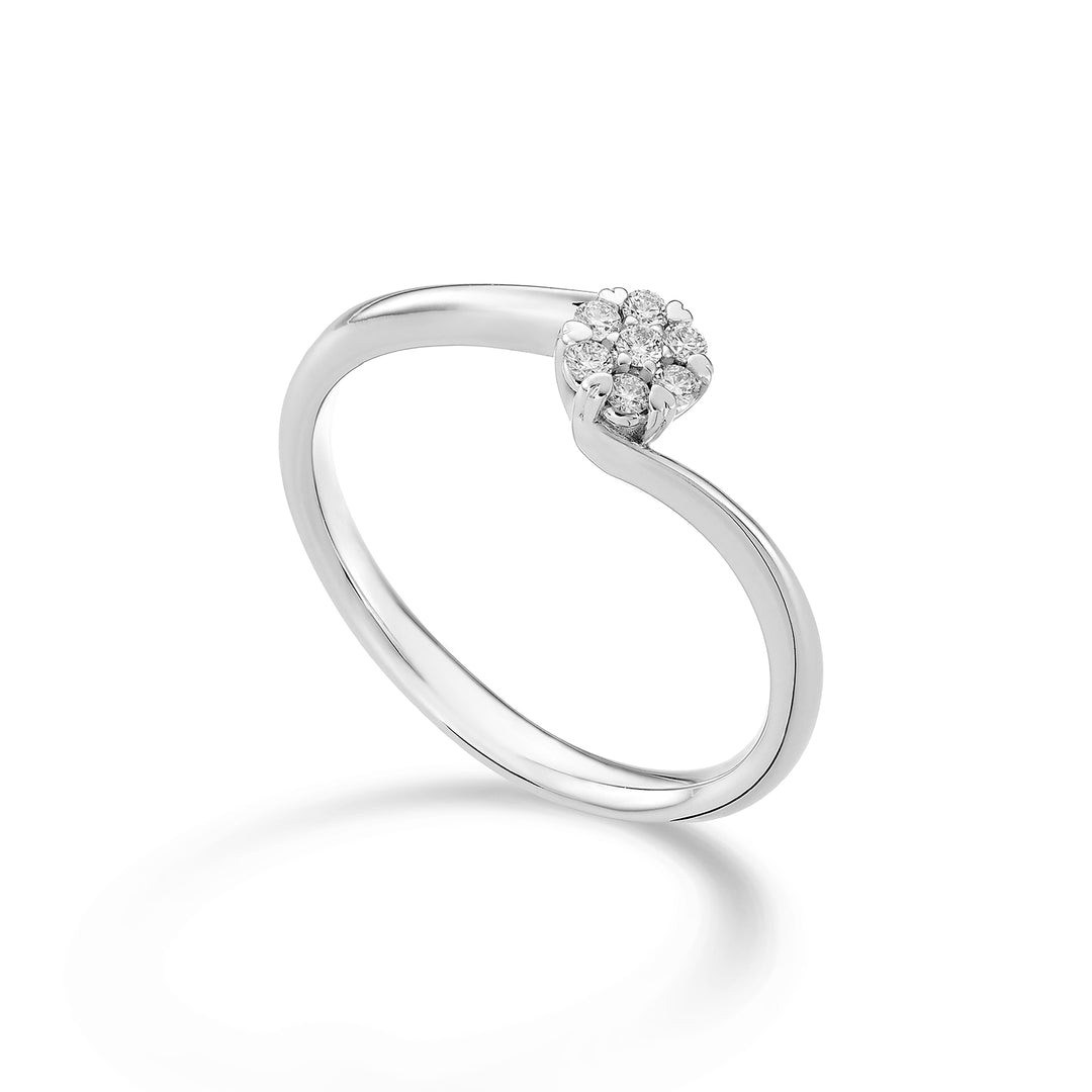 World Diamond Group valentino multistone ring with diamonds 0.20 ct. AM002D020-23009110033