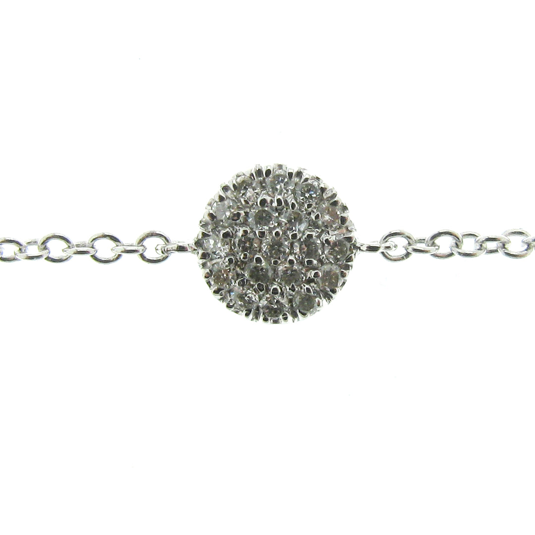 Golay girocollo tondo piccolo pave white CFP6031-12165110002