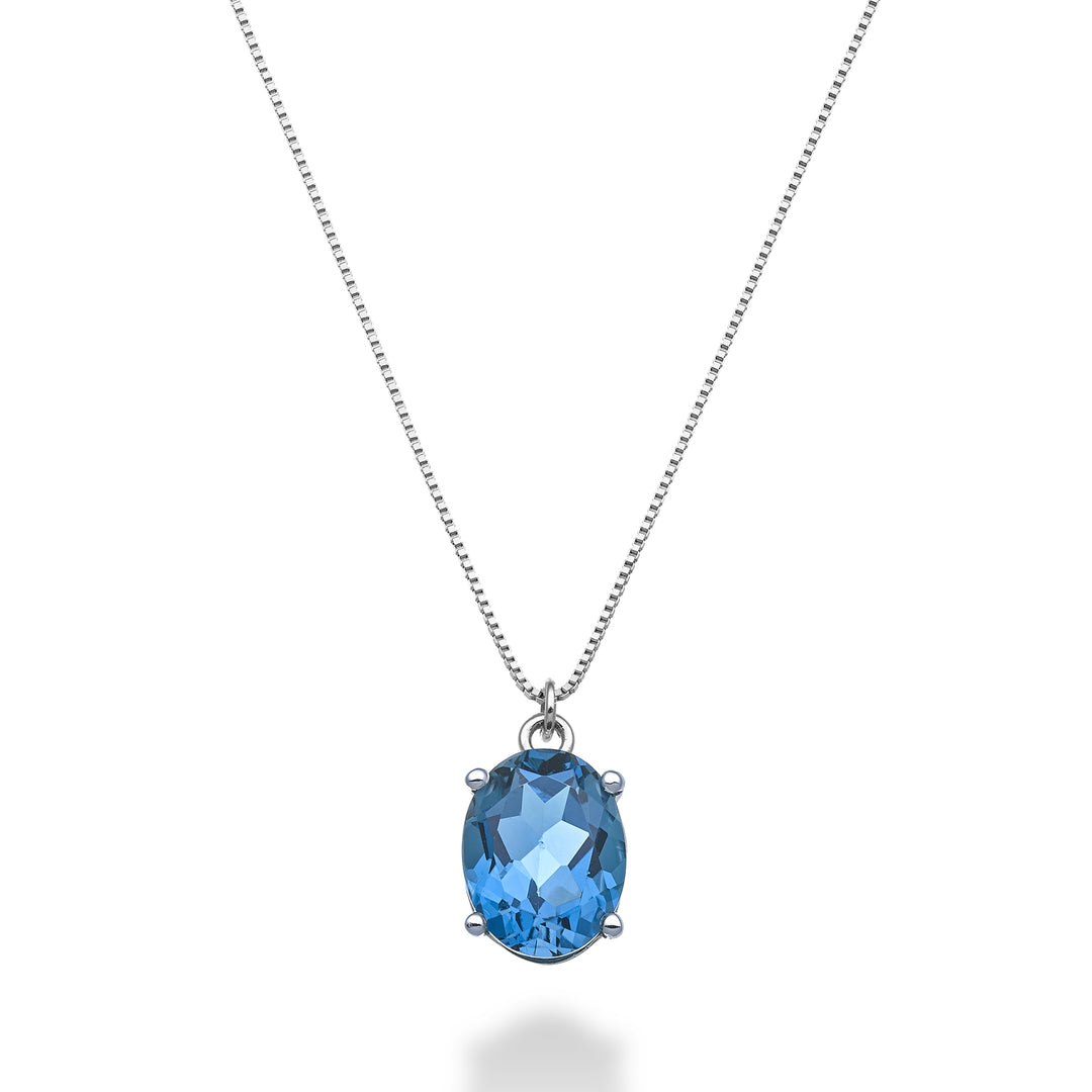 Mikiko cl 18k ovaler Londoner Blautopas 9x7 ct.2,00 MD5143O4TPBL