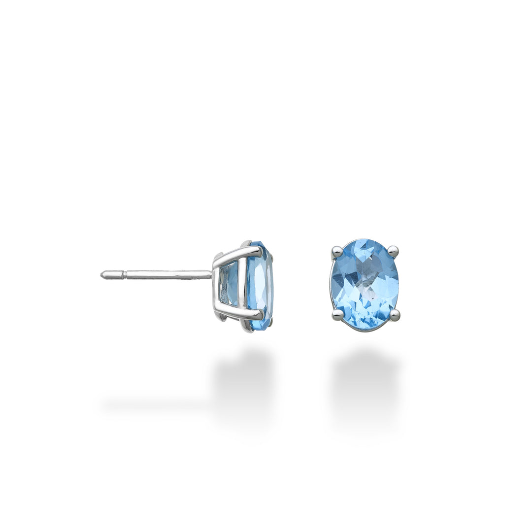 Mikiko oder 18 Karat ovaler Schweizer Topas 8x6 ct.3,00 MO5122O4TPAZ