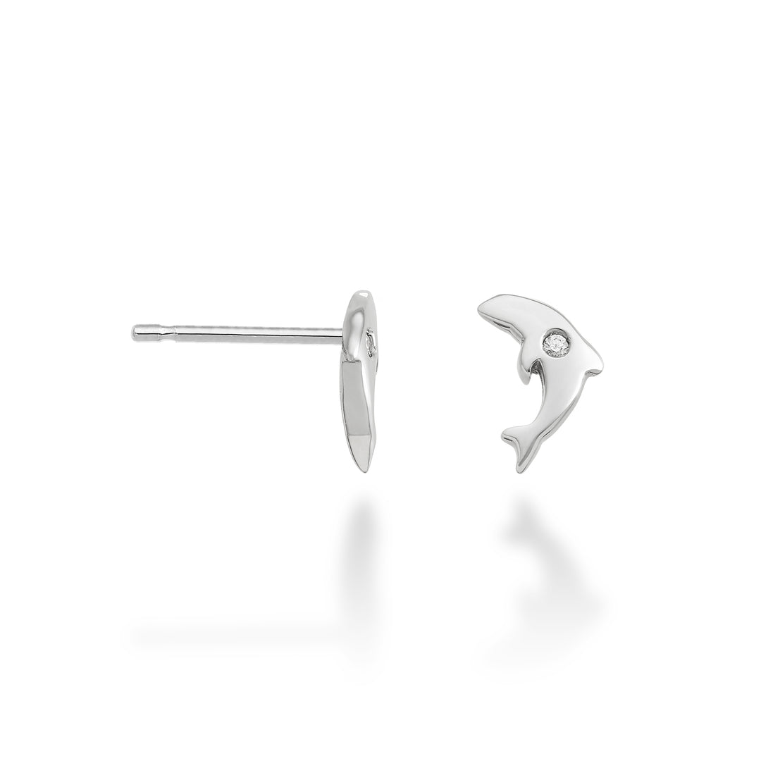 Nihama oder 18 Karat Delfin 0,02 ct Weißgold NO5116O4BR002