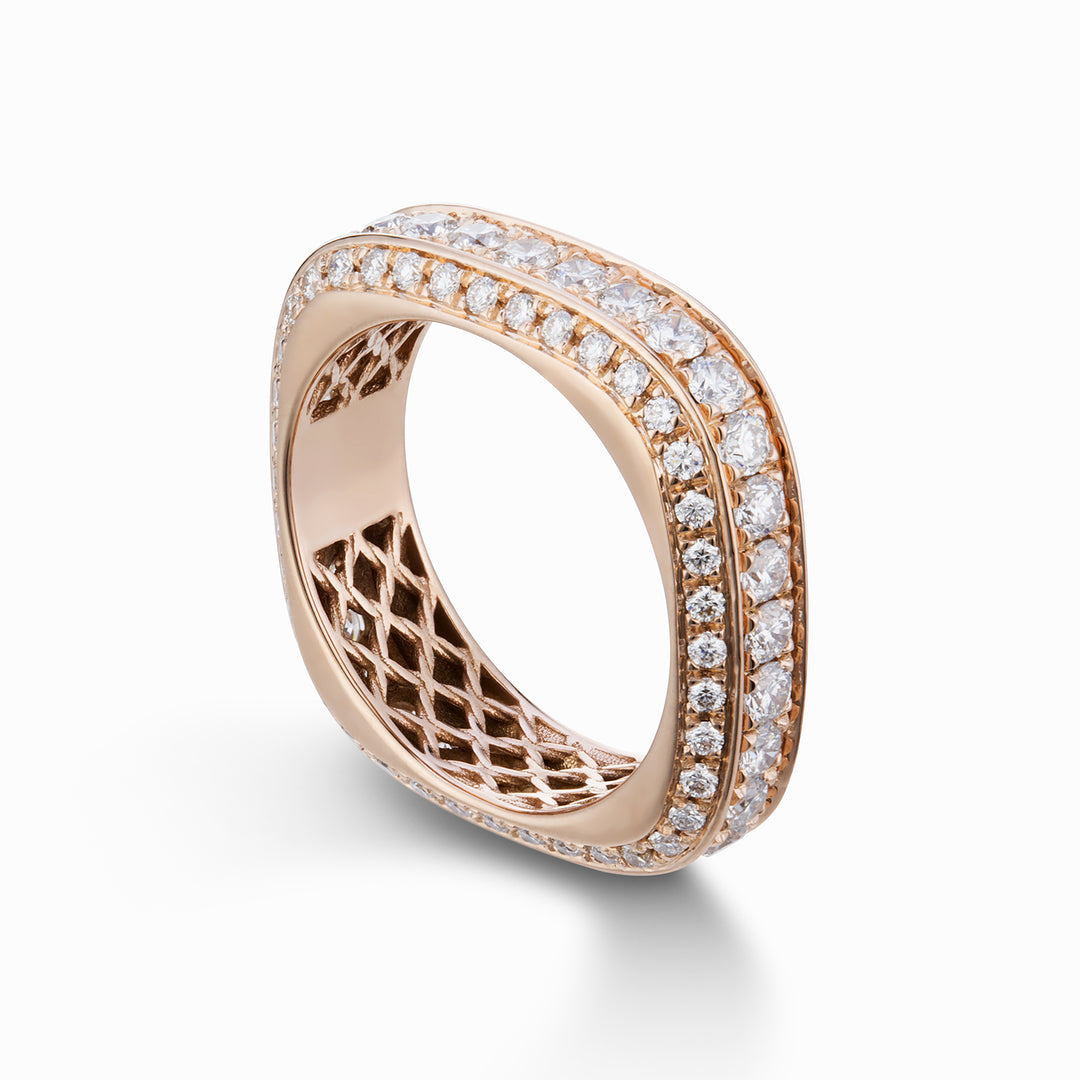 Golay Light Cube Gyrodito-Ring mit Diamanten ACUBET004DI1-23251110006