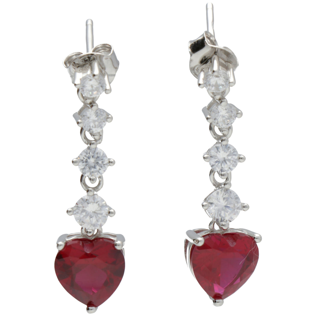 Nihama or ag925 gem swarovski bianchi e rossi NO7641A4ROSSO00