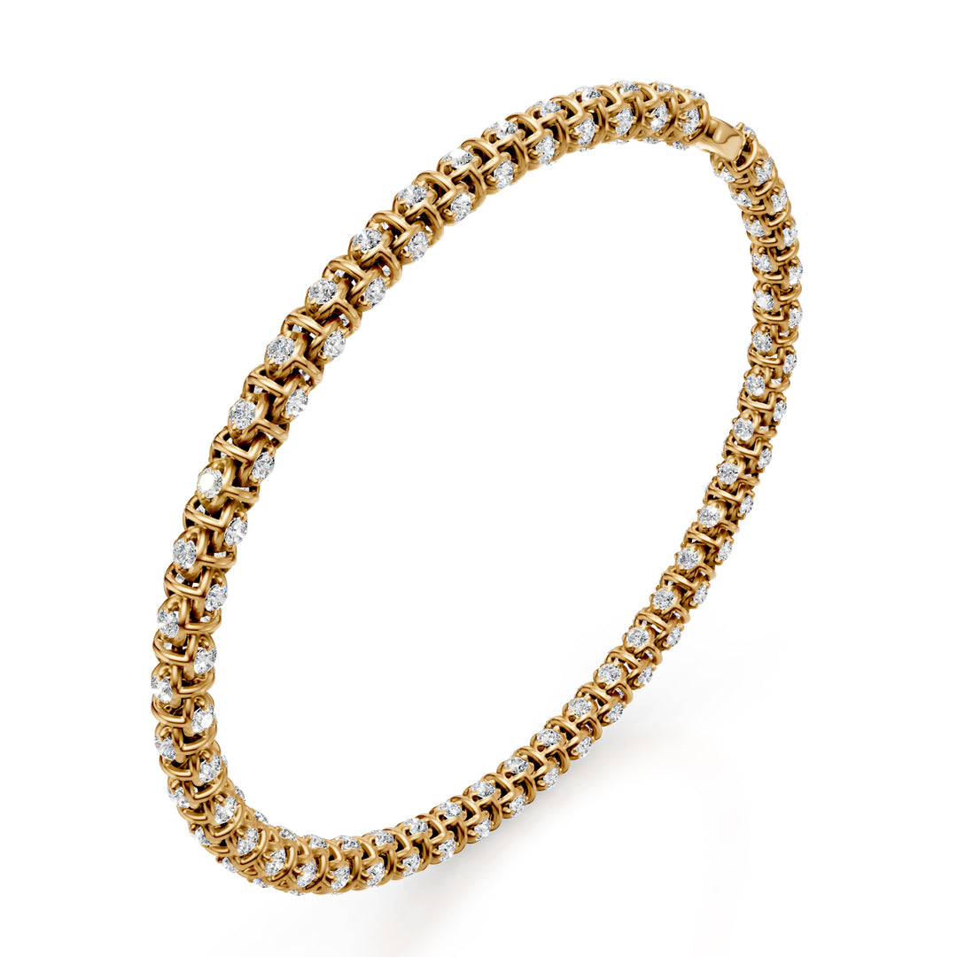 Golay Soft-Mesh-Armband mit gelben Diamanten 0,014 ct BD540D0017G-175-24296110053