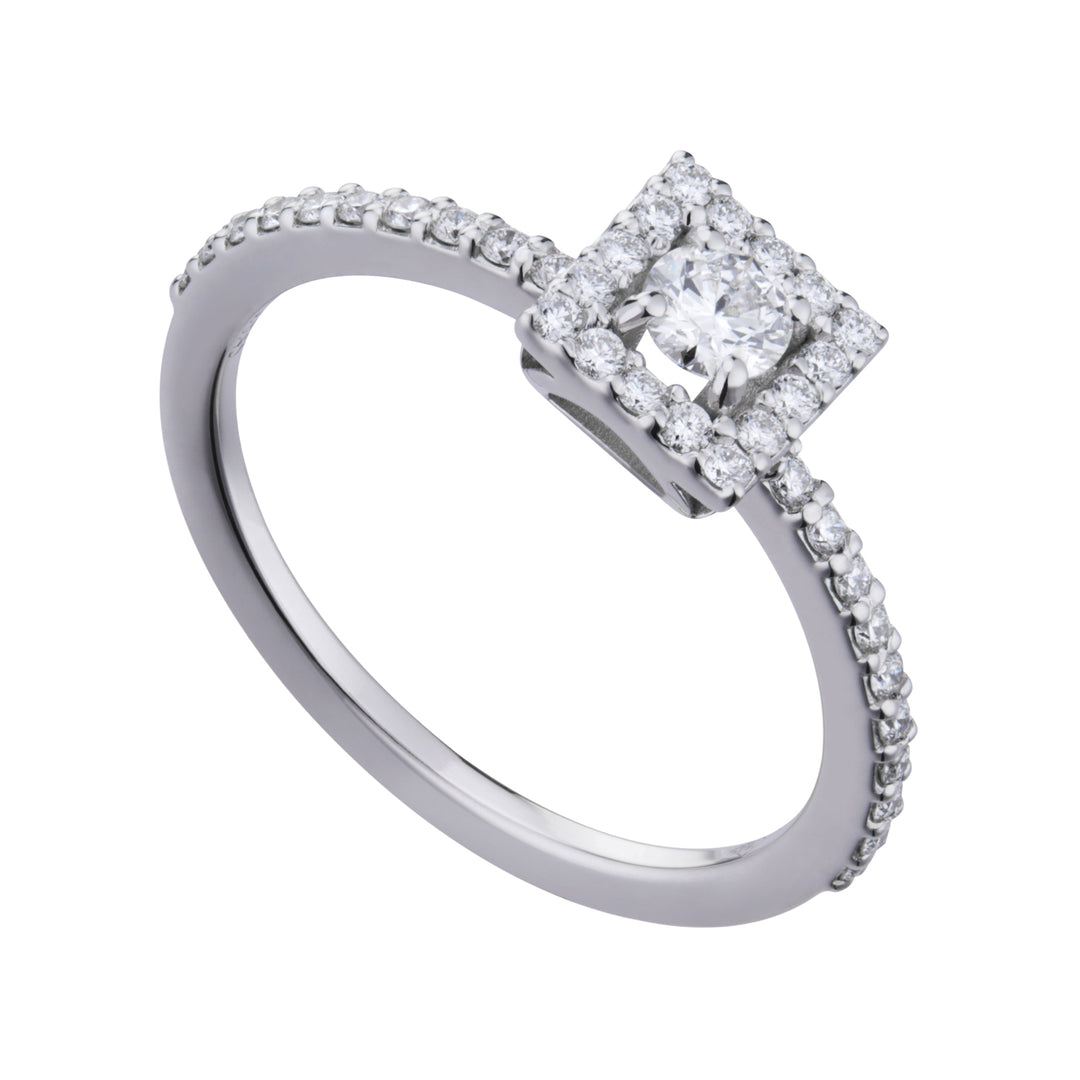 Golay cen ring 0.19 ct with square contour ACT015DI1-20204110087