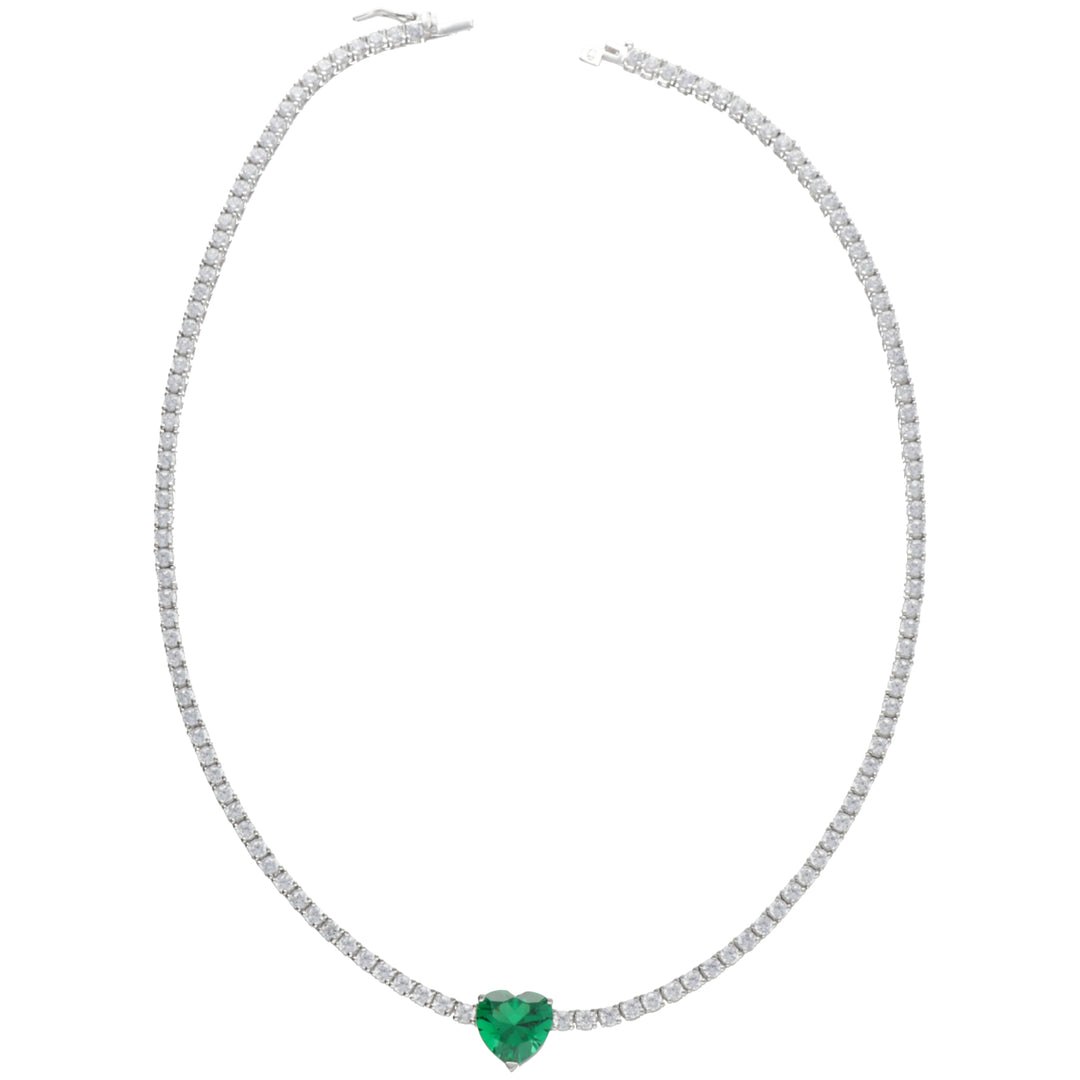 Nihama cl ag925 gemme swarovski blanc et vert ND7585A4VERDE00