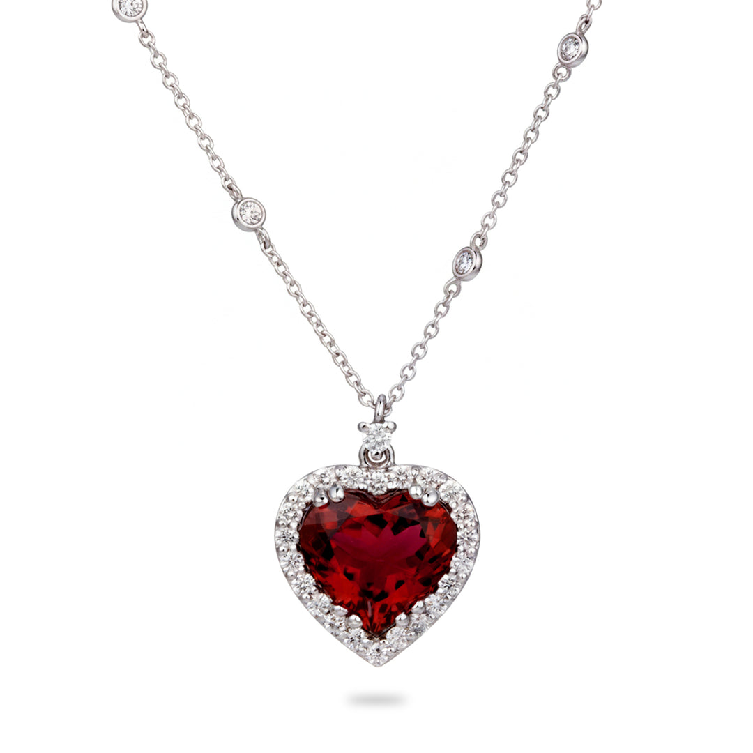 Golay tourmaline heart choker 10x10 cont. linear PCLC061DITO1010-25072110099