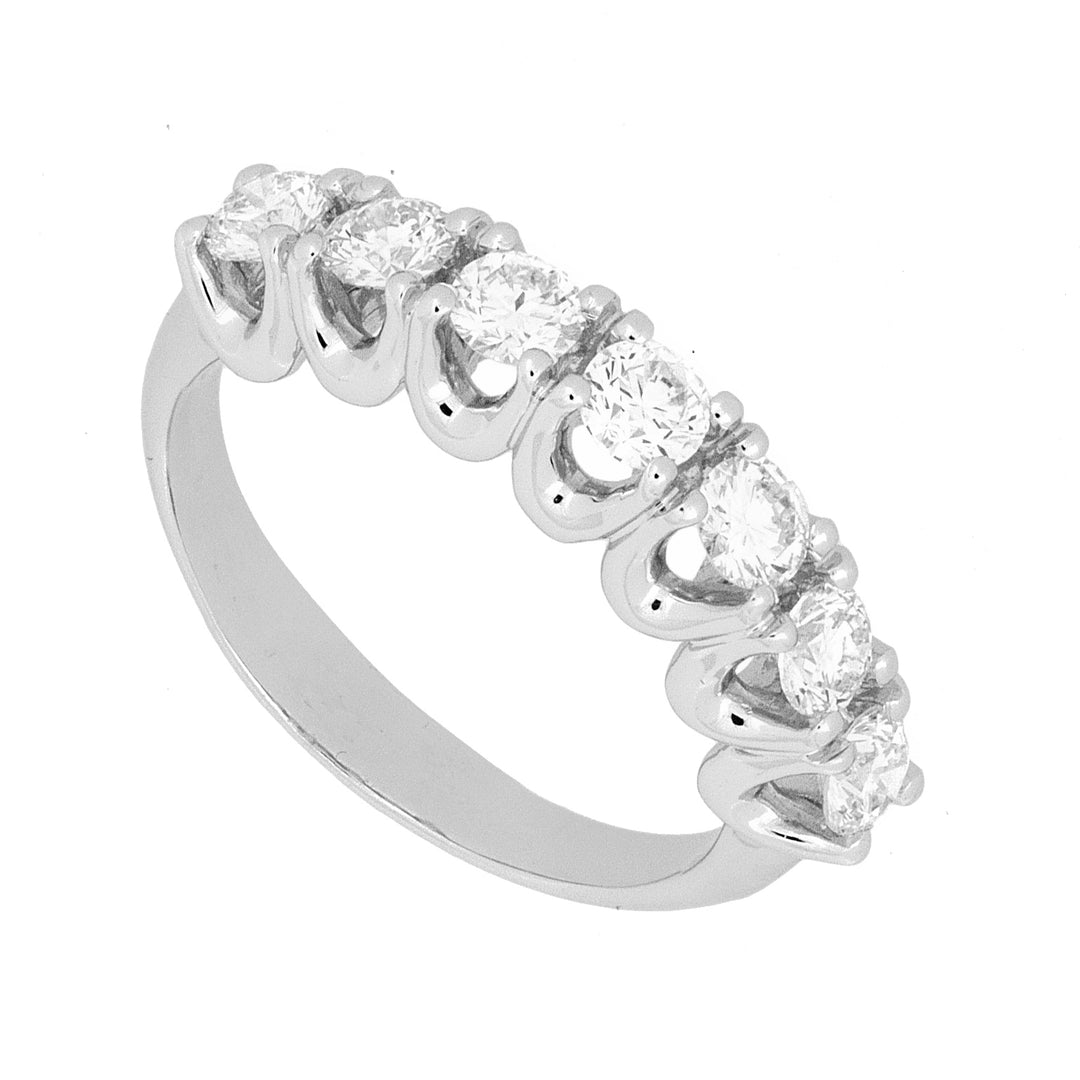 World Diamond Group linear riviera ring 7 stones ct. 0.28 ANE3007-30-17237110146