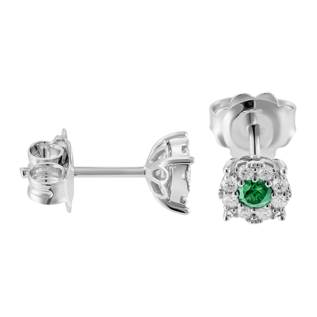 Mikiko oder 18k Smaragd n. 0,18 ct Durchm. 0,20 ct MOGICE01DISMO4