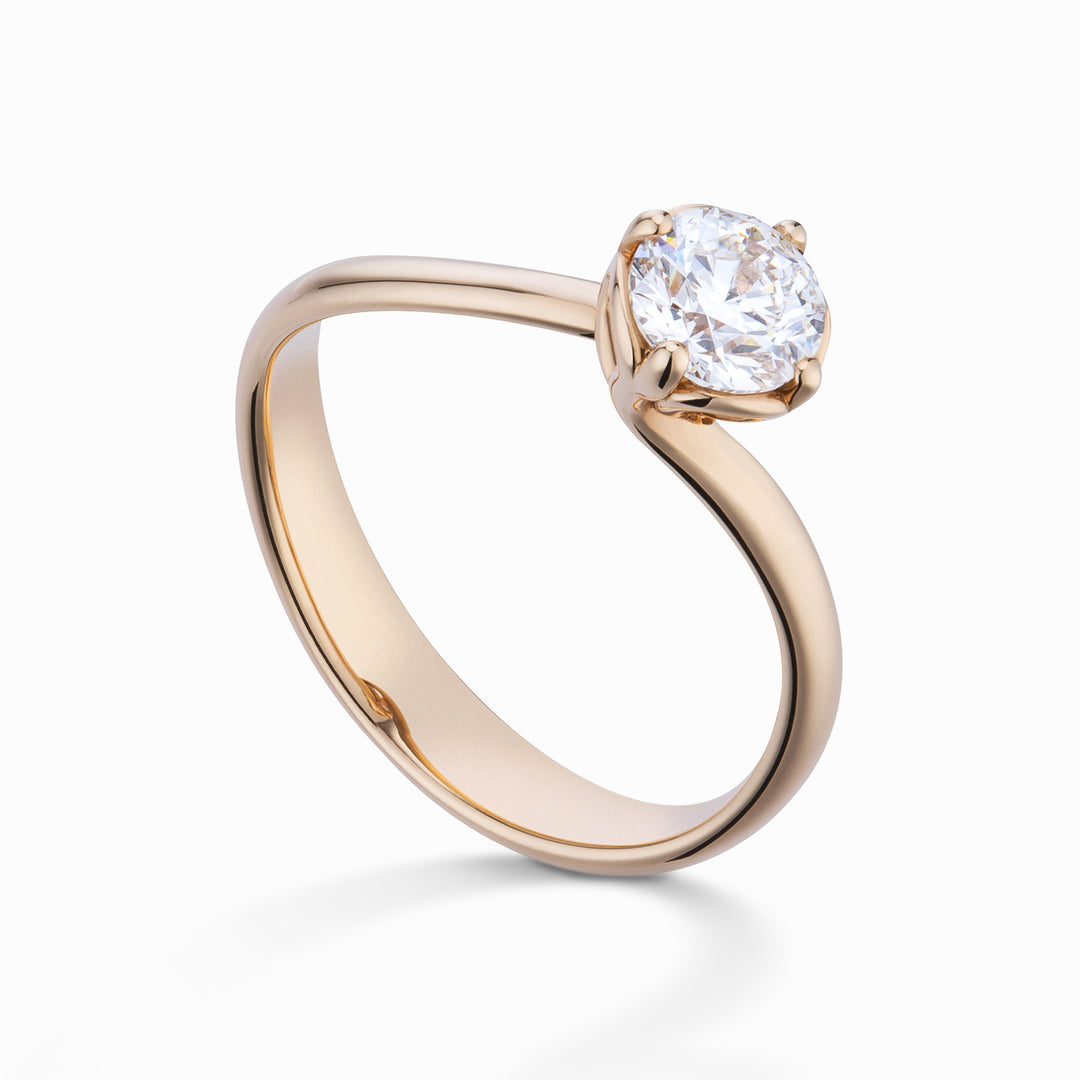 World Diamond Group solitaire rosée en or rose ASL006RWDI-16307110289