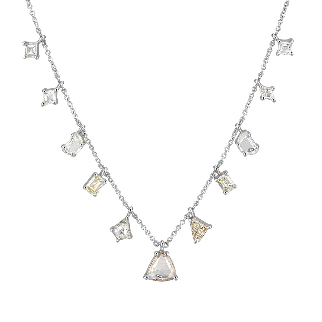 Collier World Diamond Group avec pendentifs de formes mixtes 2,99 ct GPU411D-25185110094