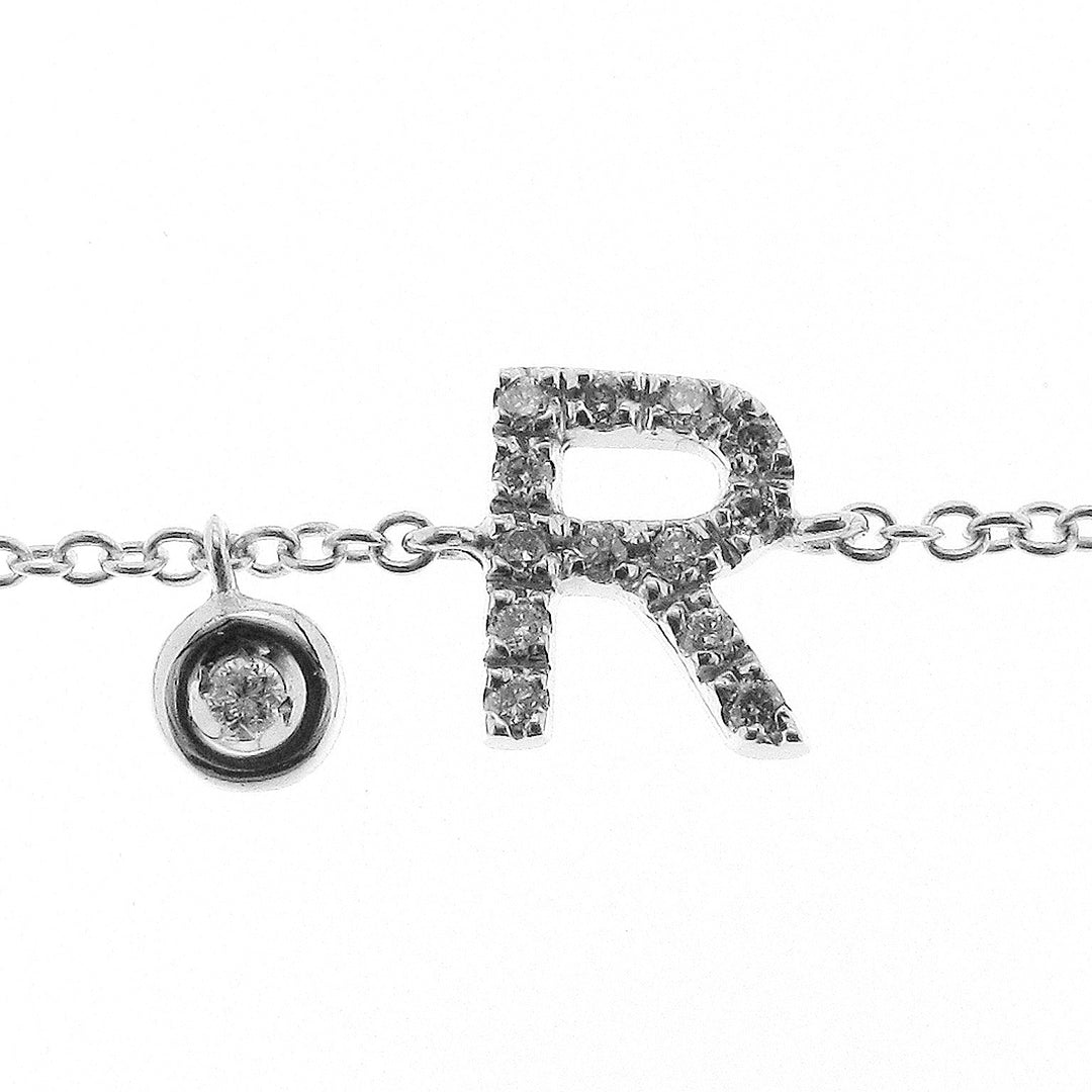 Golay bracciale con lettera "r" ct. 0,05 BFPR-19135110067