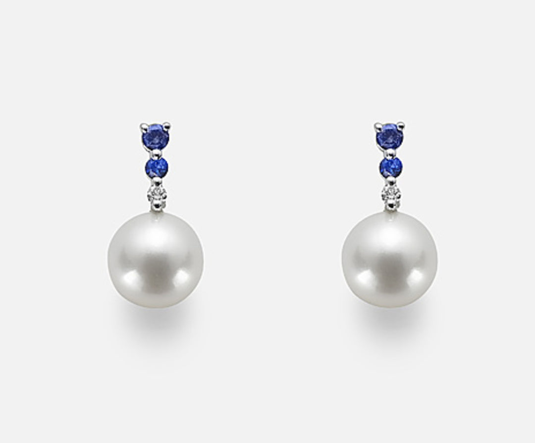 Nihama oder 18 Karat FW 7/7,5 Dia ct.0,03 Saphire ct.0,12 NO1496O4FABI070