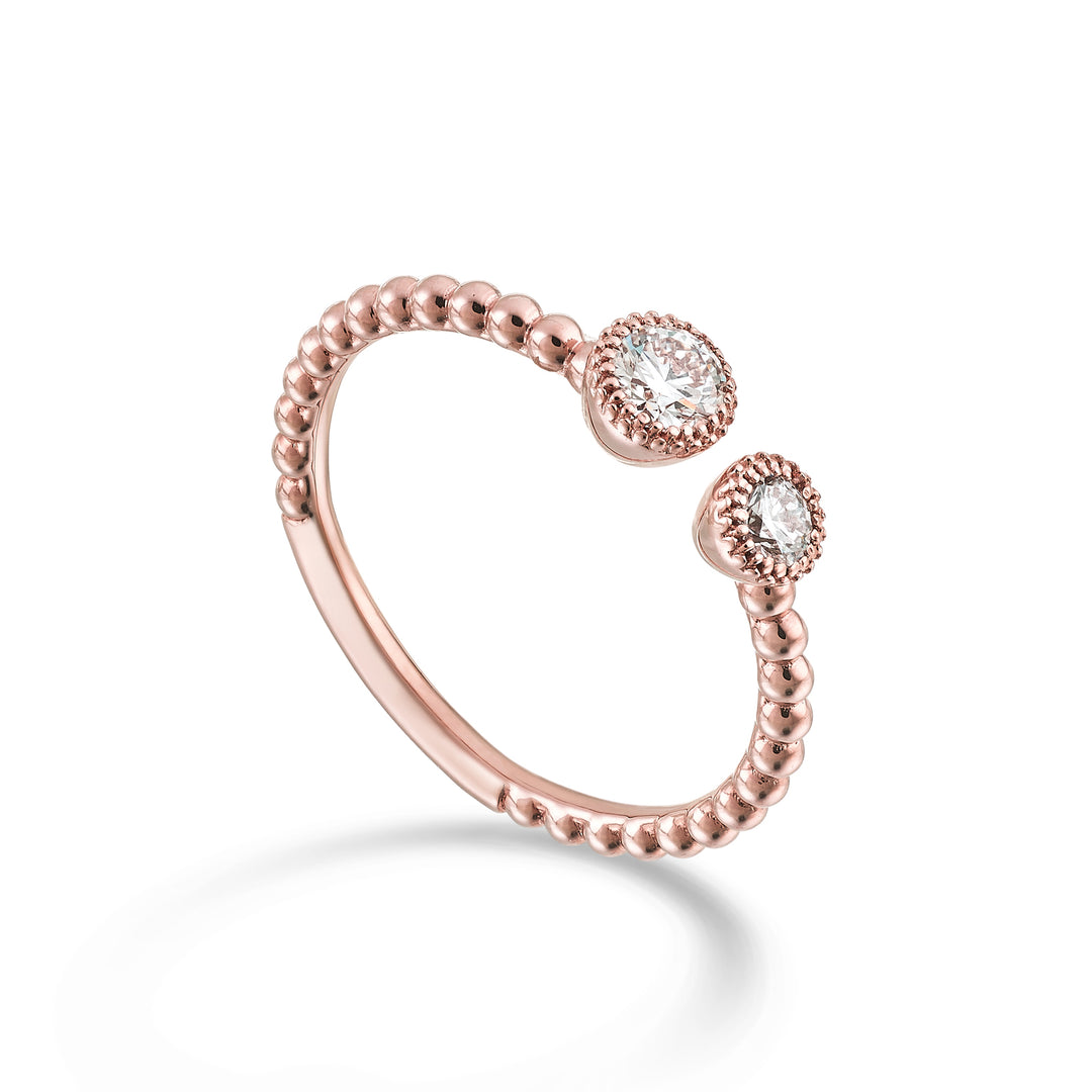 Golay un 18k 2 lunettes 0,30 ct or rose GANE057DIO3