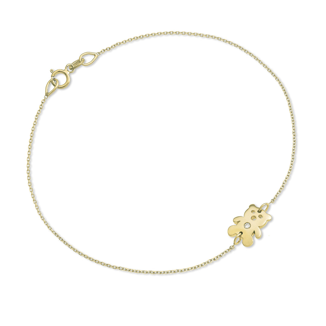 Mikiko br 18k orsetto ct.0,01 oro giallo MB5042O1BR001