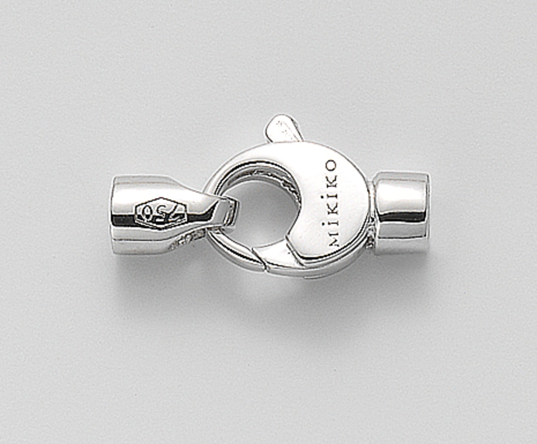 Mikiko ch 18k fly. large white gold M.GCH2BG