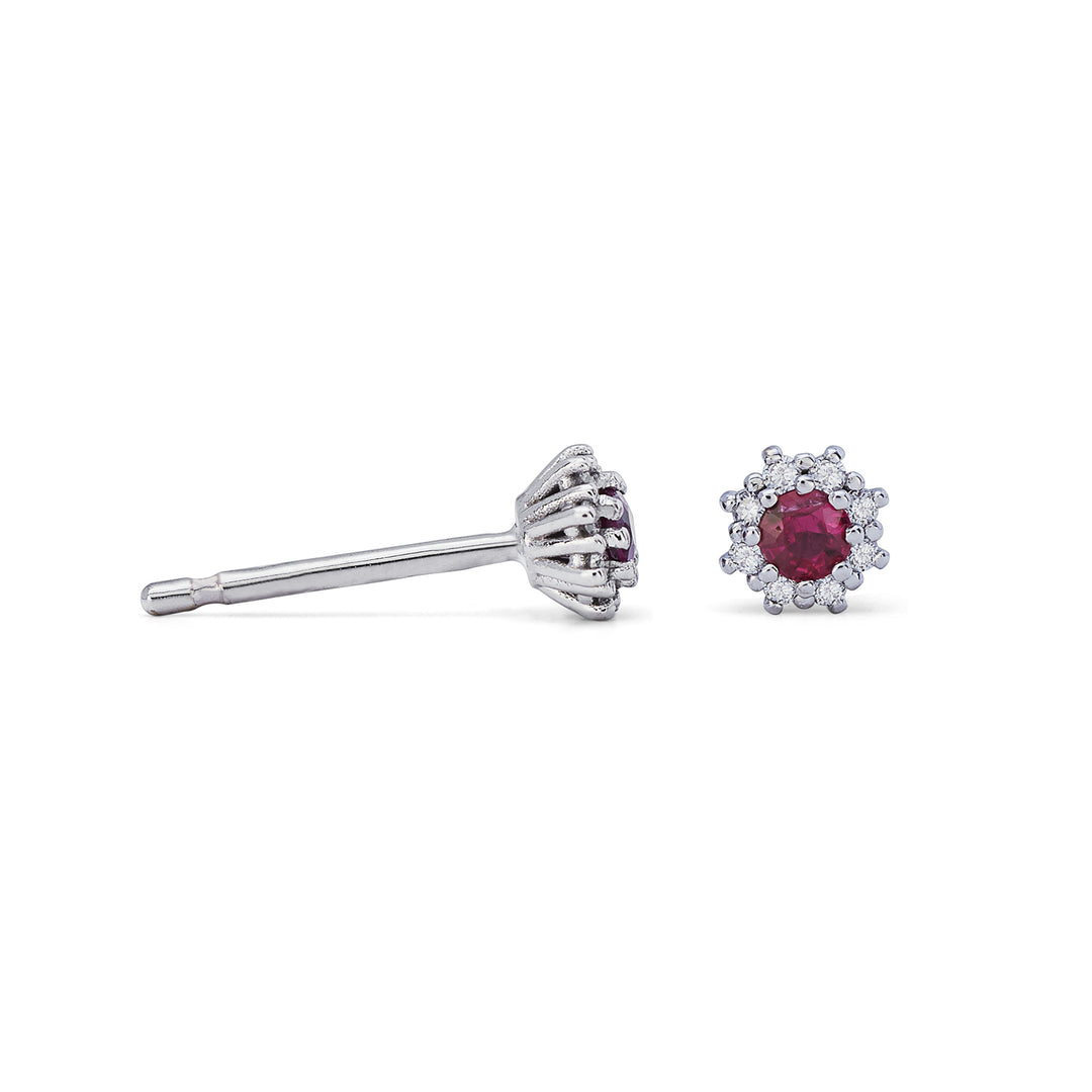 Nihama ou rubis 18 carats n. 0,16 ct de diamètre. 0,08 ct taille 1 NO5066O4RBN016
