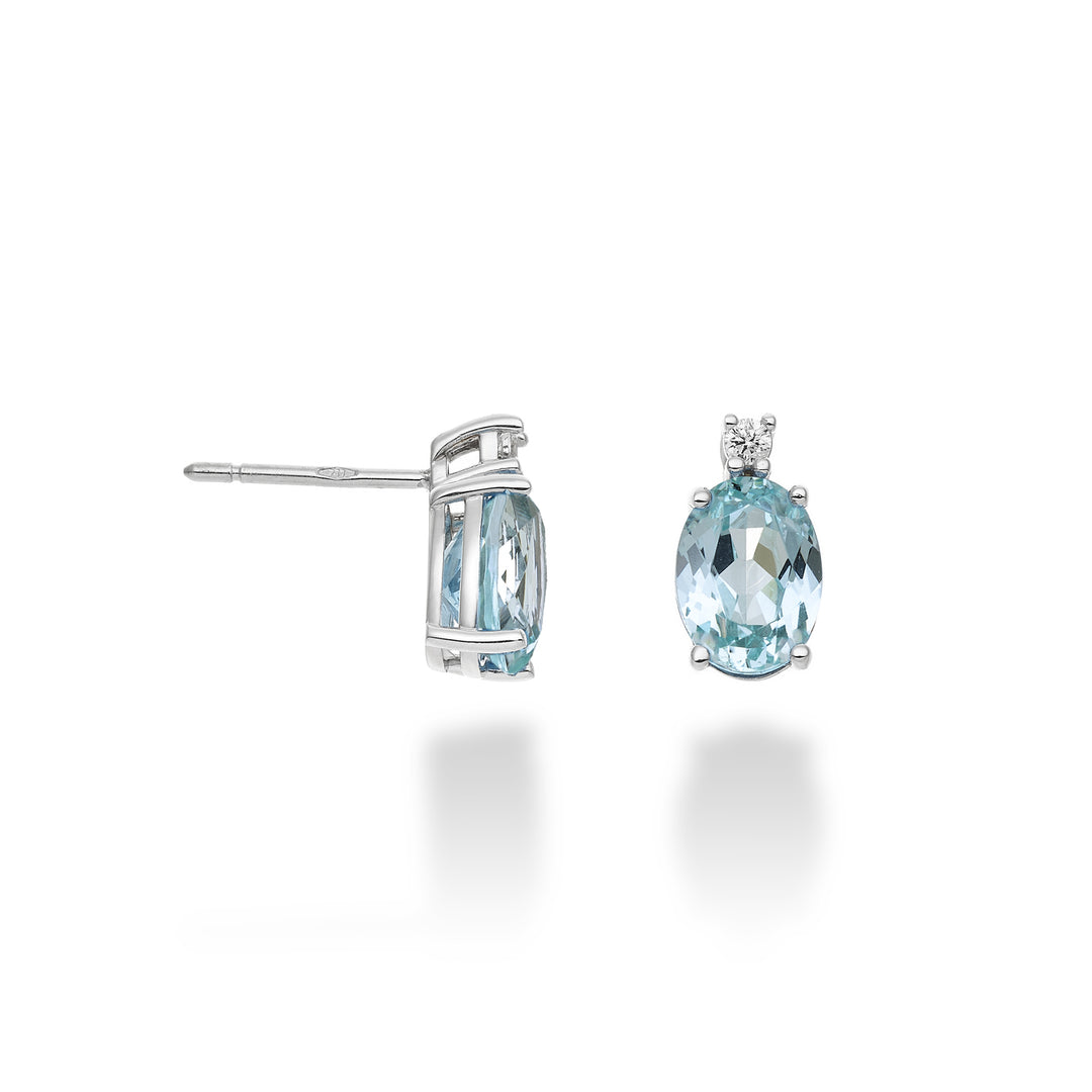 Mikiko oder 18k ovaler Paraiba-Turmalin 8x6 ct.3,20 Durchm. 0,05 ct MO5025O4PAR