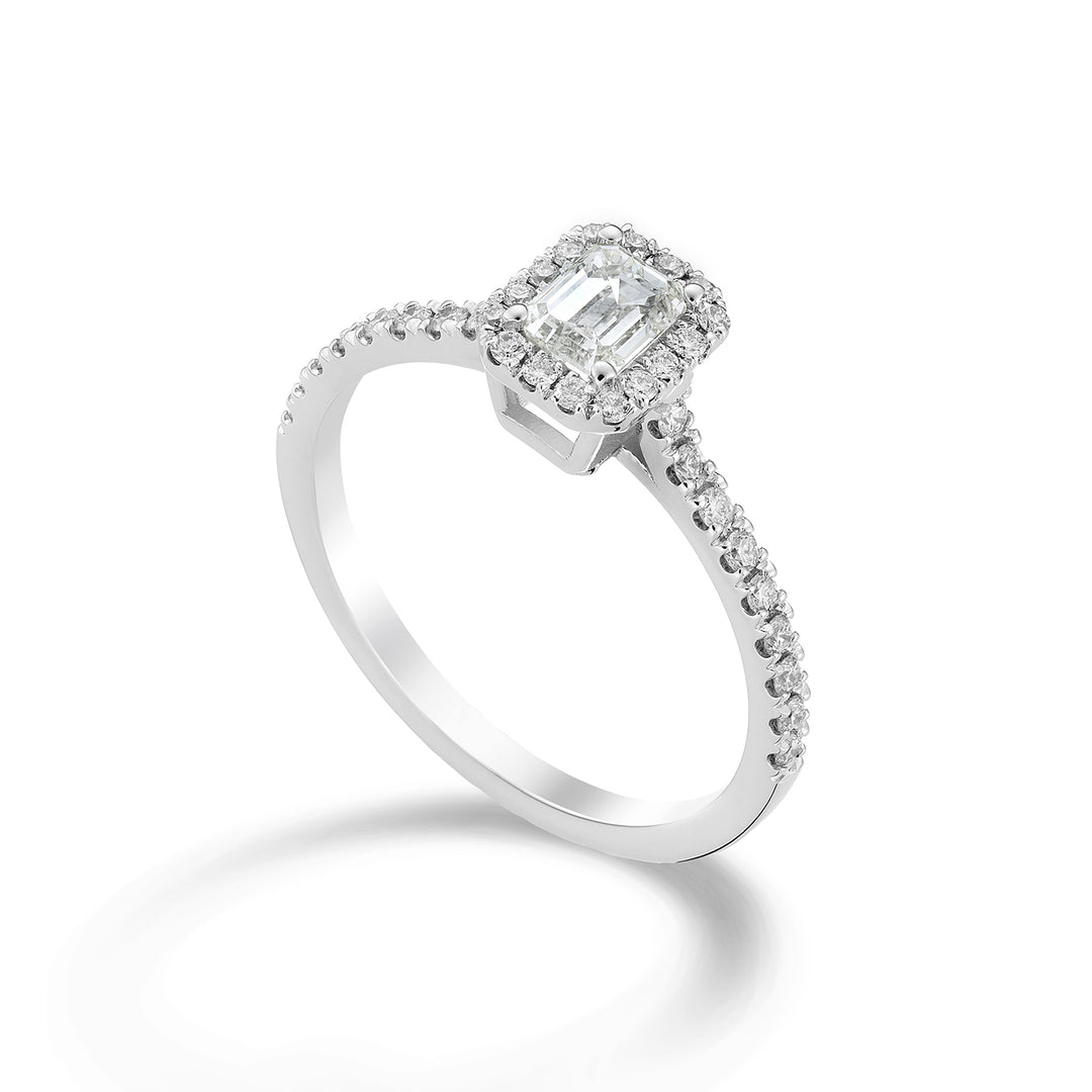 Golay diamond ring oct 5x4 contour and recessed shank ACLCEM001D40-22329110007