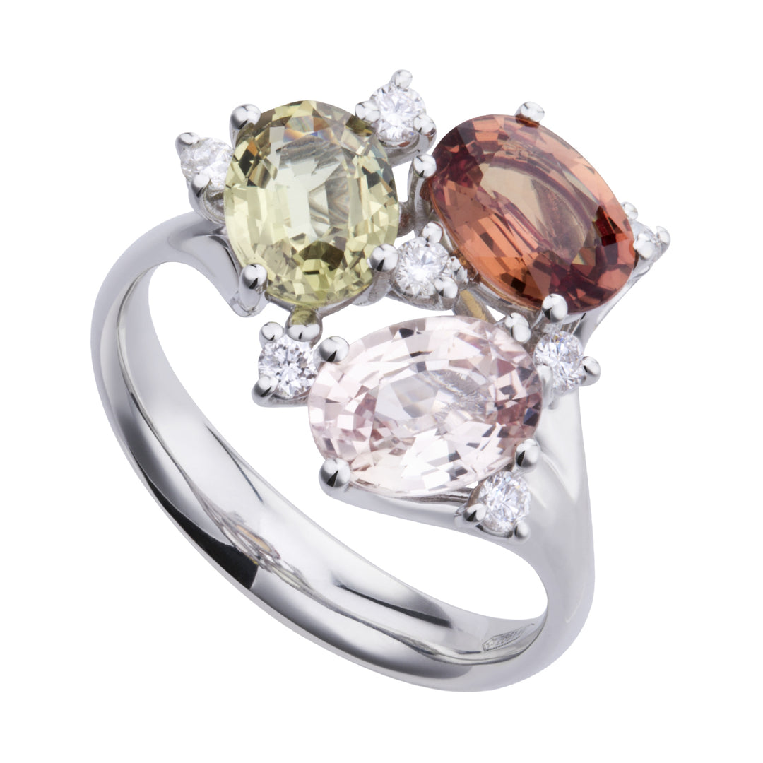Golay-Trilogie-Ring mit 6x8 mehrfarbigen Saphiren und ATRM001DIZMC1-20160110013