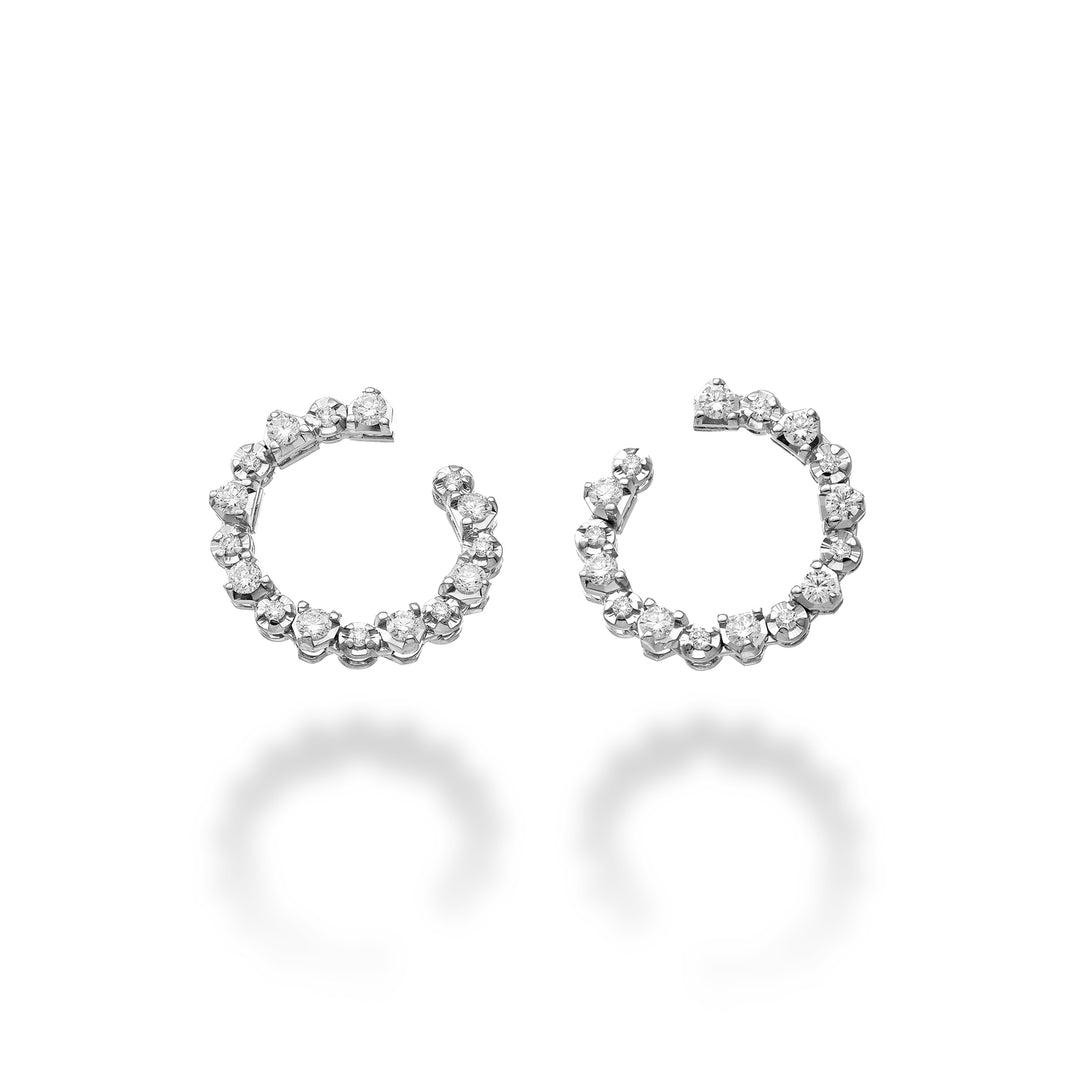 Golay triangular bezel hook earrings OPEN598D0035-25344110281