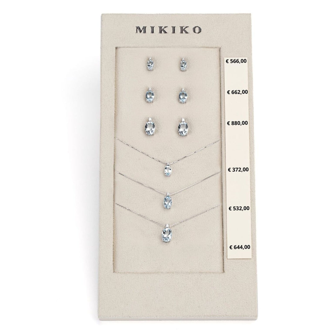Mikiko package cl 5034/5035/5036 + or 5023/5024/5025 18kt oval 6x4/7x5/8x6 aquamarine M.LIGHTBOX.31