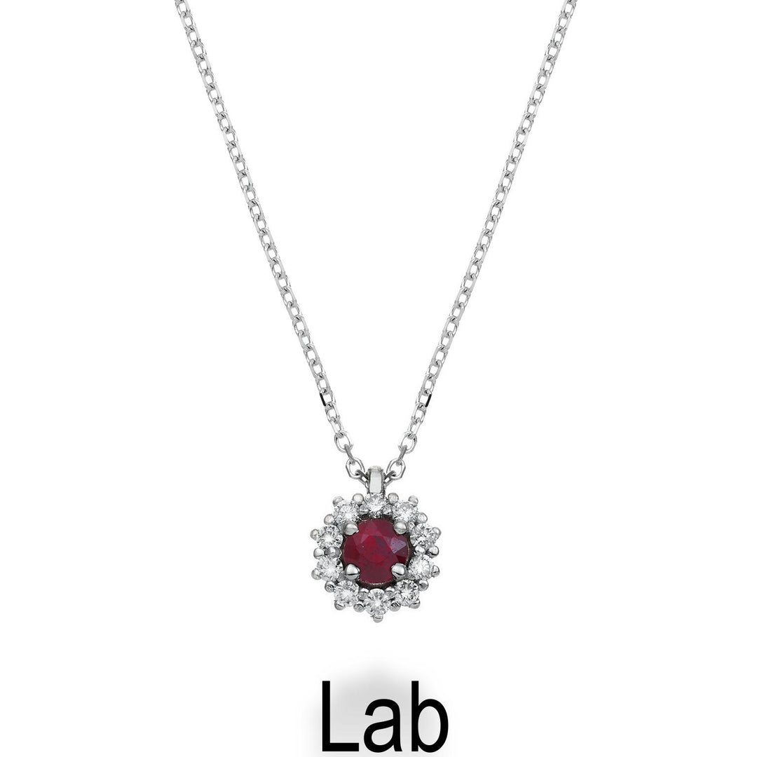 Mikiko cl 18k rubino lab ct.0,12 diam. ct.0,07 mis.2 MD5085O4RBL012
