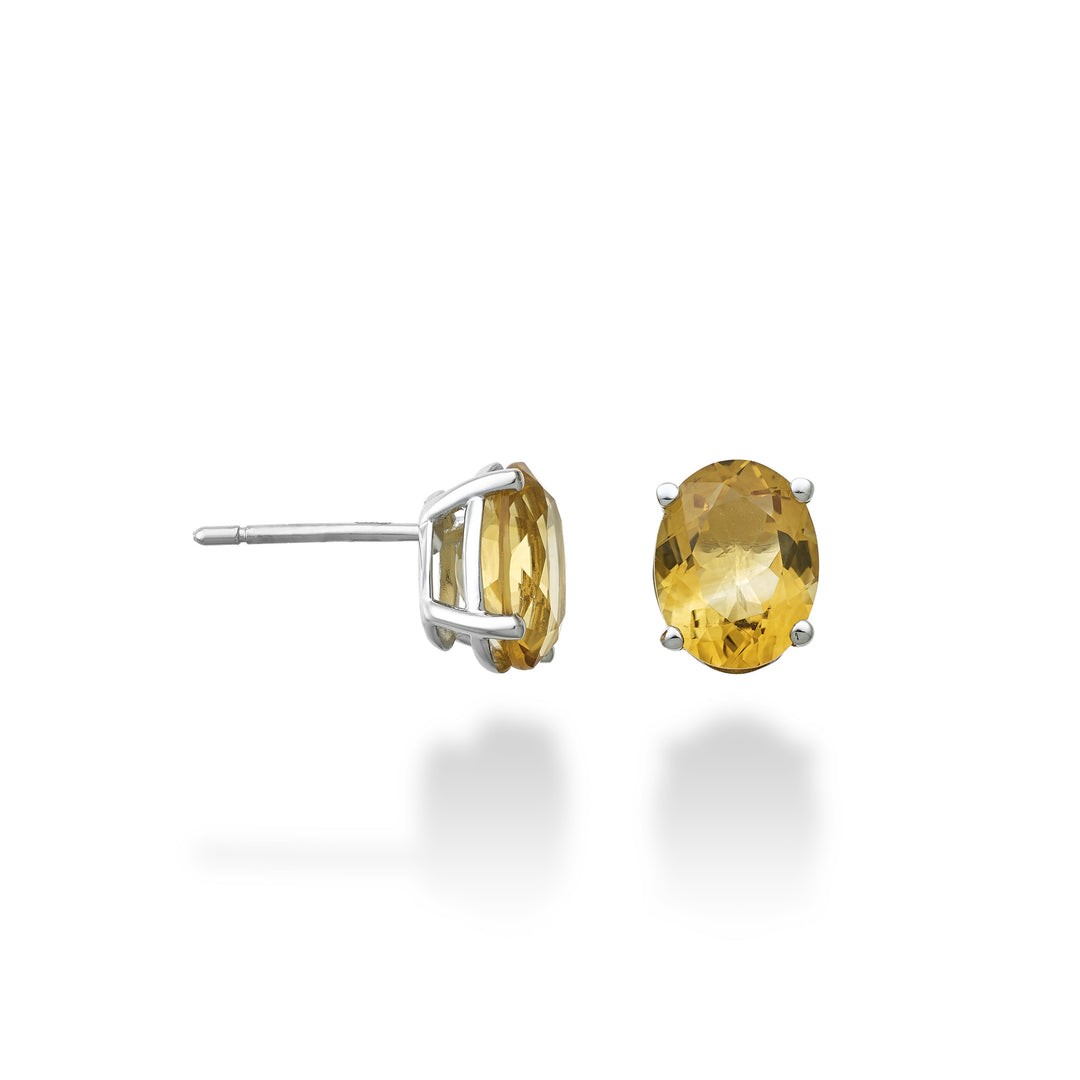 Nihama oder 18k ovaler Citrin 9x7 ct.3,30 NO5123O4CITR