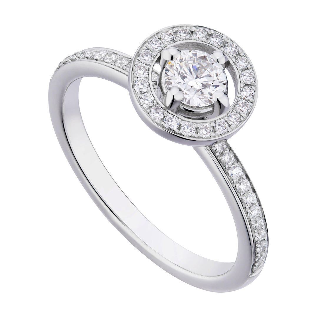 World Diamond Group anello sol. fm settings con cerchio ct. 0,33-0,39 ACTFM005DI2-19053110026