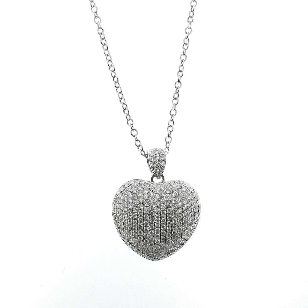 Golay heart pave crew neck G4SWPE032-18036110051