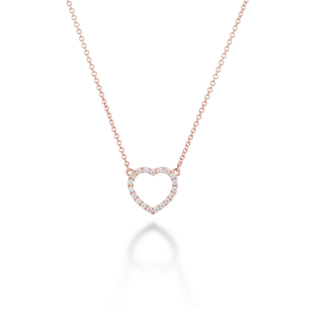 Golay girocollo amami con cuore medio e diamanti GFCU003DI-21315110099