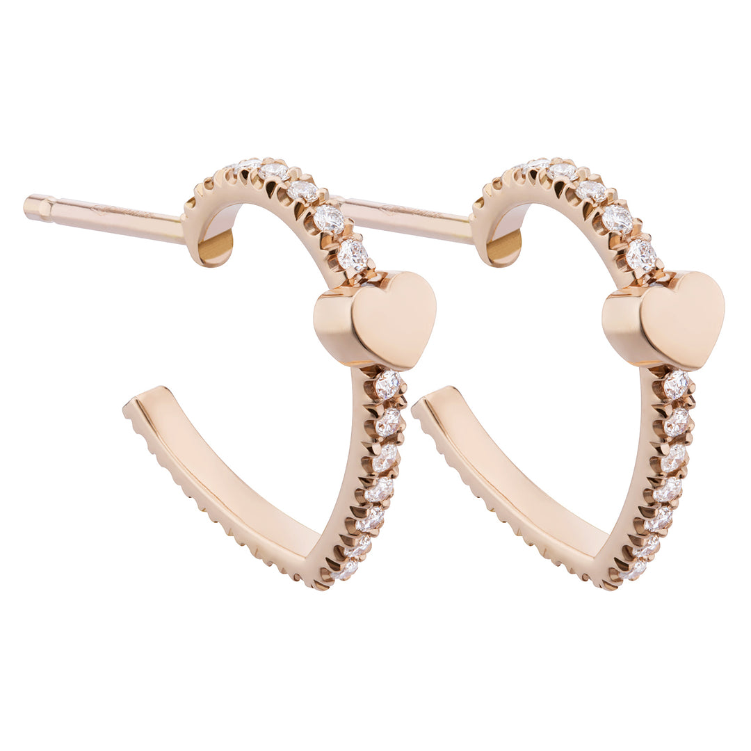 Golay orecchini cuore con diamanti e elemento cuore OFCU033DI2-19009110056