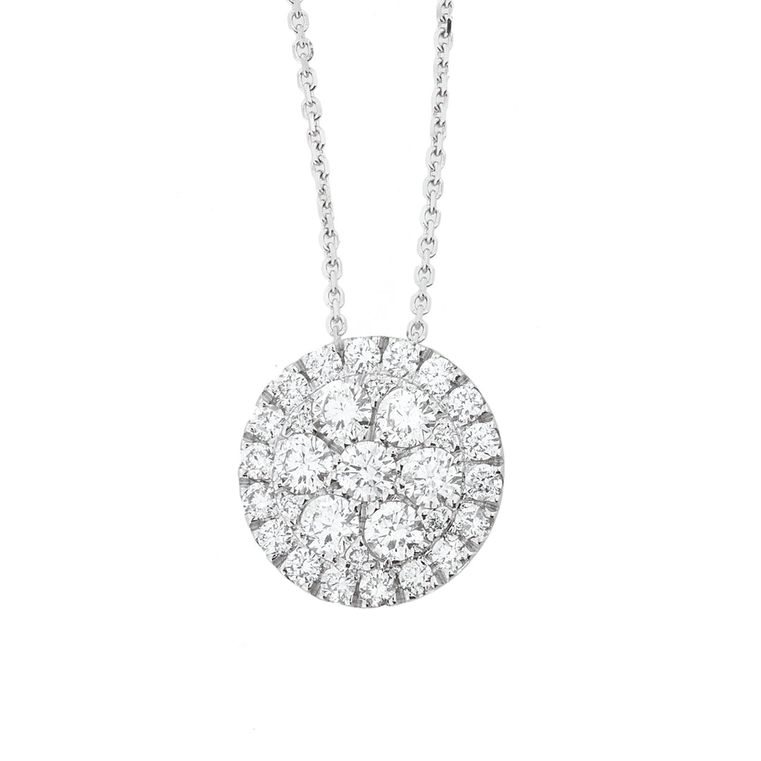 Golay paved round necklace 0.70 ct PPV003DI4-26154110128