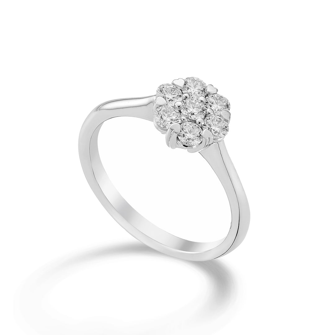World Diamond Group multi-stone ring 7 stones total ct. 0.41 AM001D040-23009110121