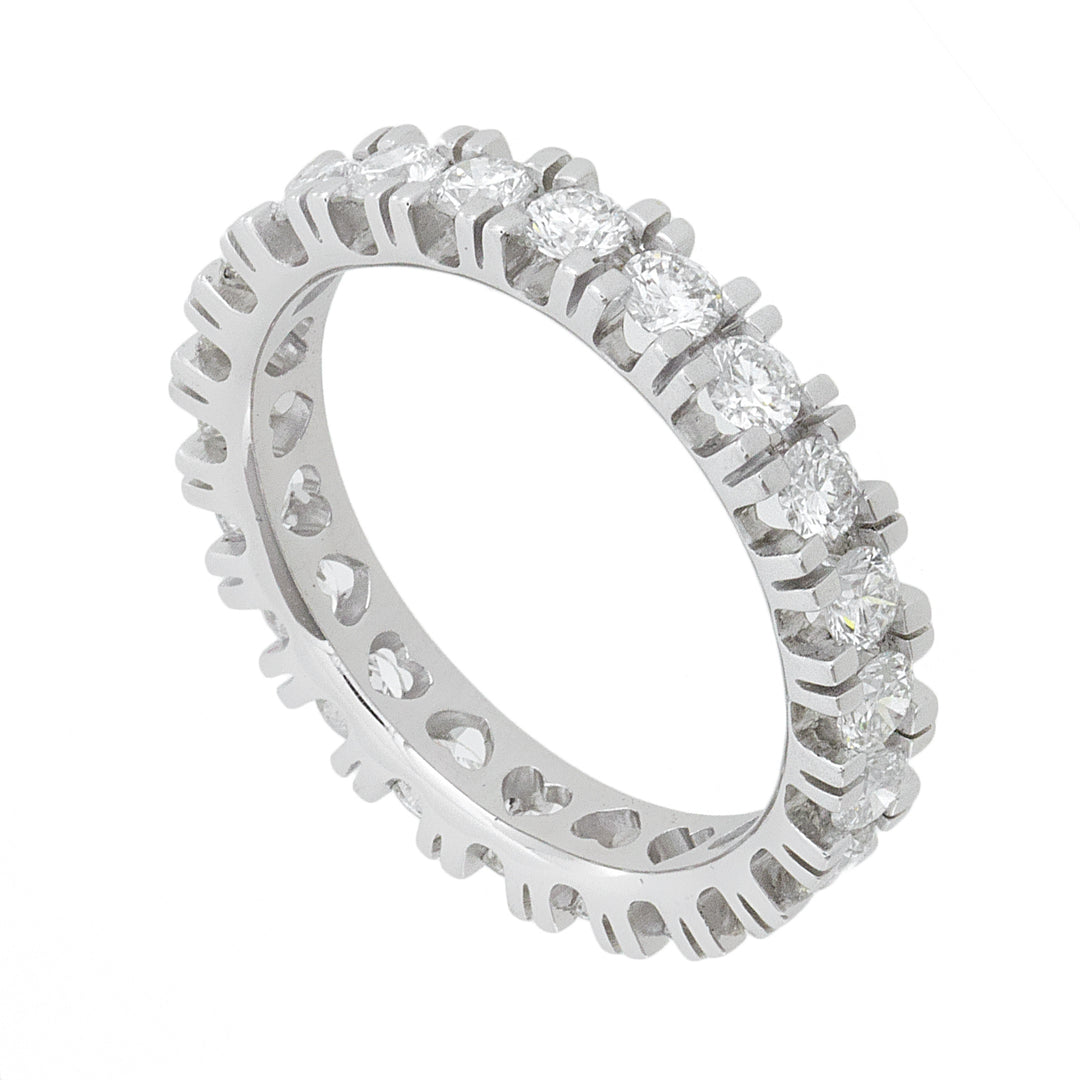 Golay anello girodito lineare cuori AET001150WDI-17349110060