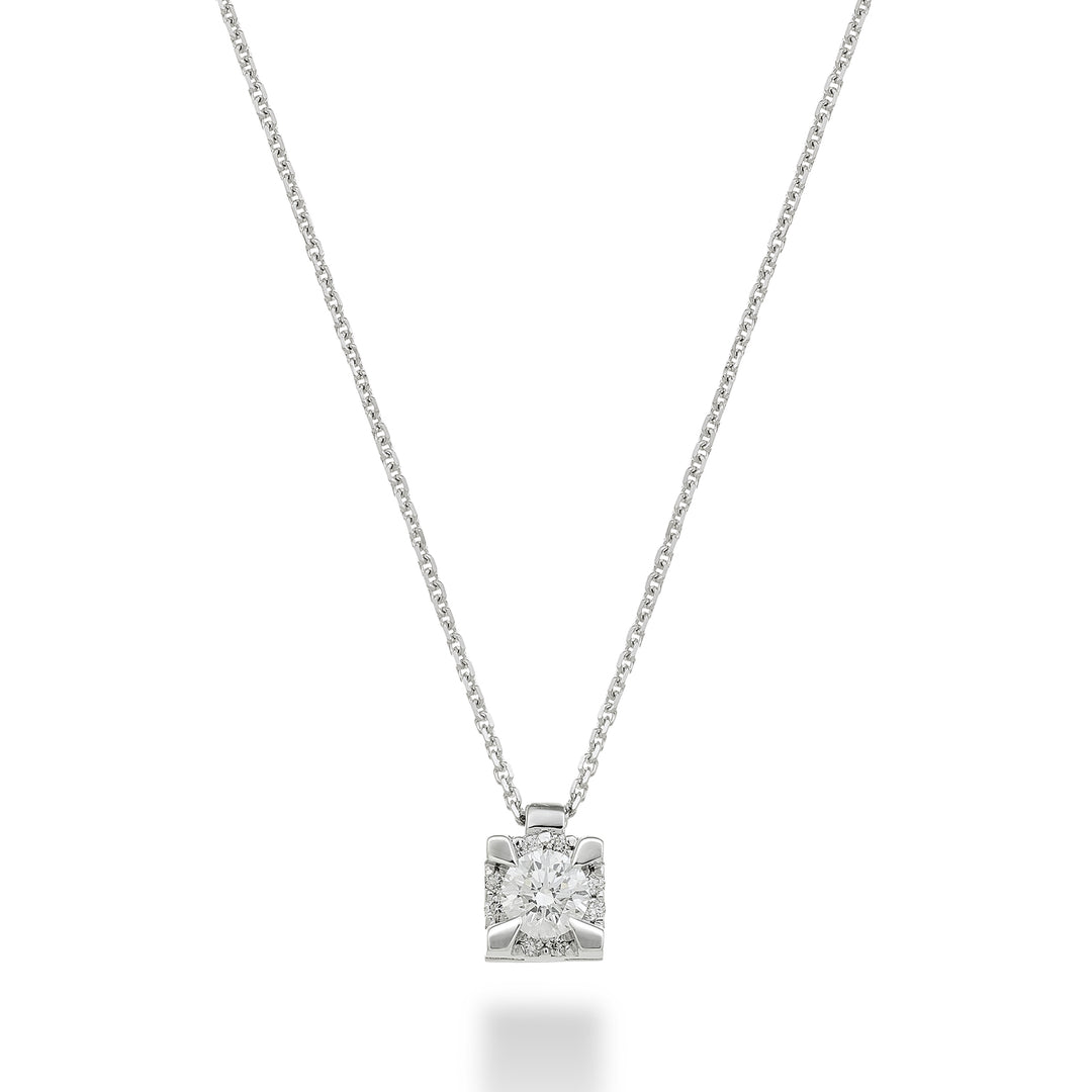 World Diamond Group girocollo pl con diamanti tra le griffe cen.0,18ct PLC001DI020-24030110177