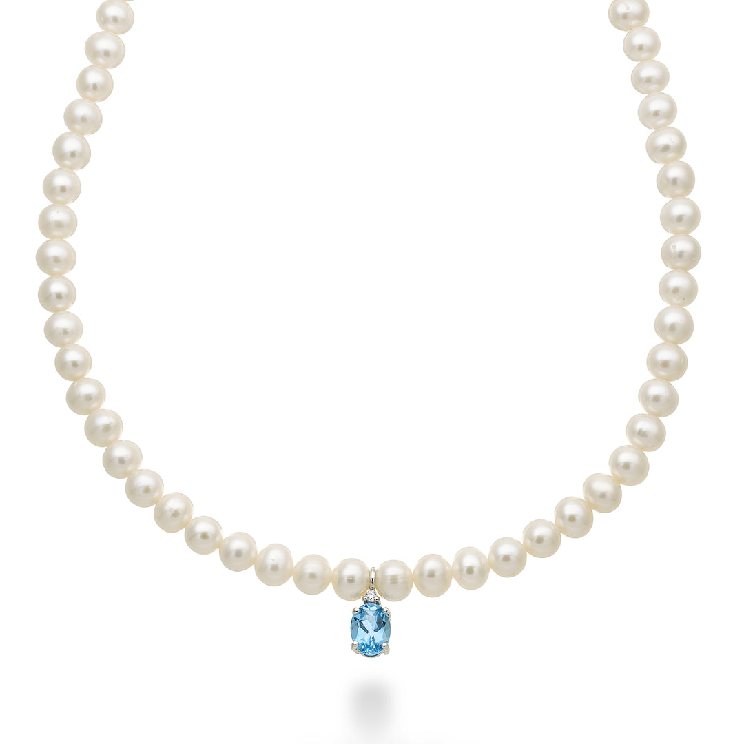 Mikiko cl 18k fw 5,5/6 ovaler blauer Schweizer Topas 6x8 ct.1,50 Durchm. 0,02 ct Federring MC1576O4TPSW55