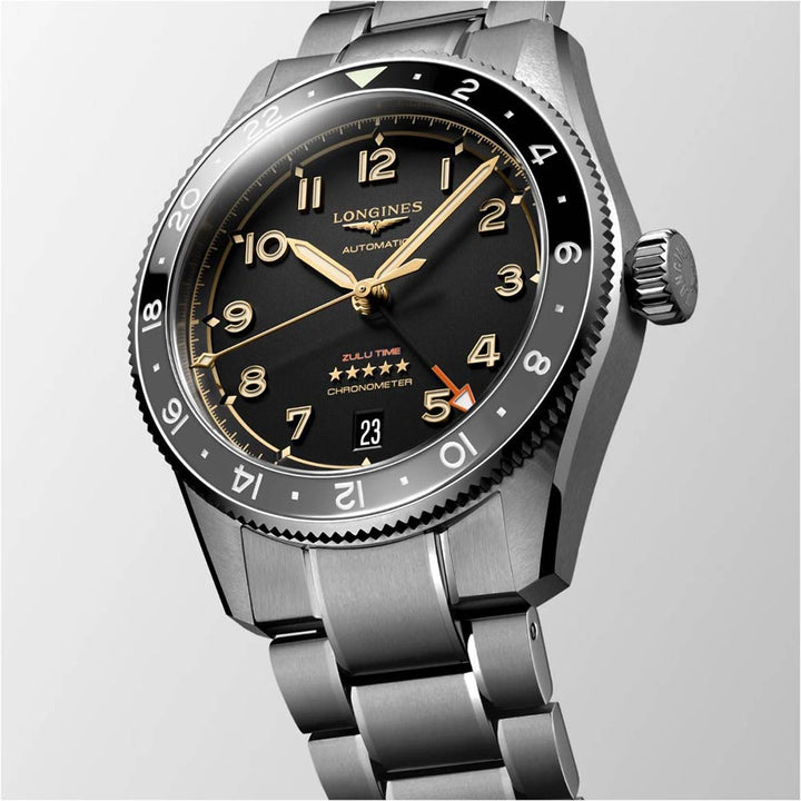 Longines Arbeitship Spirit Zulu Zeit 39mm Antracit Titanio Autoanium L3.802.1.53.6