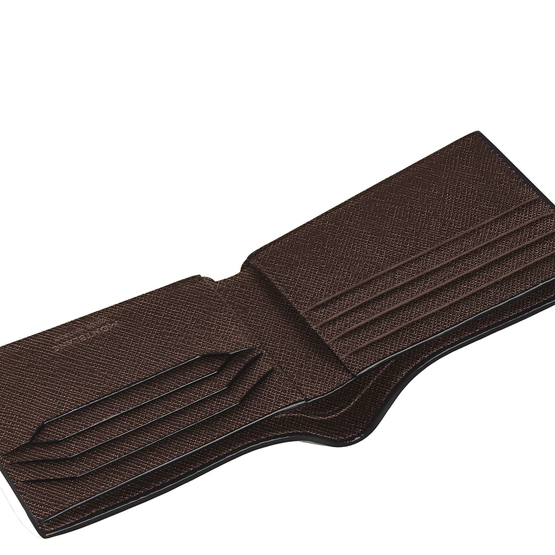 Montblanc 8 pocket wallet in Sartorial leather ebony color 223023